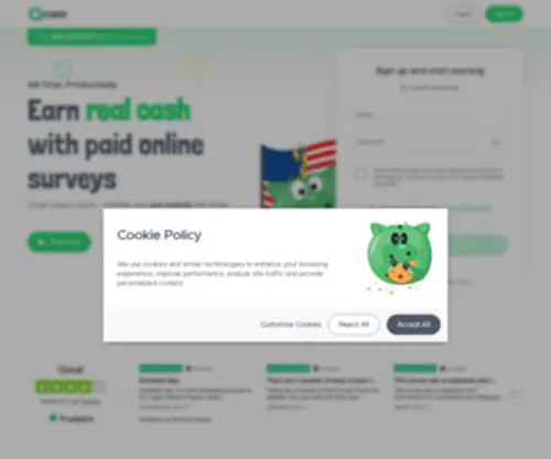 Qmee.com(Paid Online Surveys) Screenshot