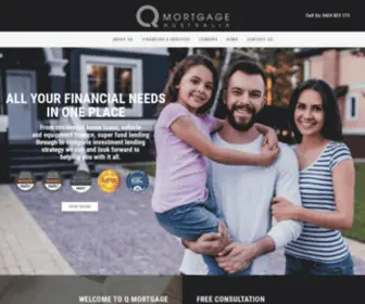 Qmortgage.com.au(Home NEW) Screenshot