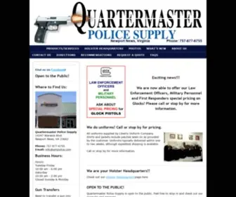 Qmpolice.com(Quartermaster Police Supply) Screenshot