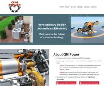 Qmpower.com(The Future of Motor Technology) Screenshot