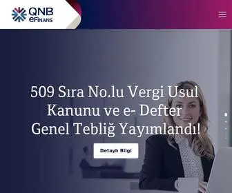 Qnbefinans.com(Anasayfa I QNB eFinans) Screenshot
