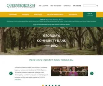 QNBtrust.com(Queensborough National Bank & Trust) Screenshot