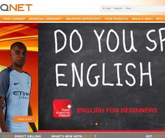 Qnet.com.sg(Global direct selling company) Screenshot