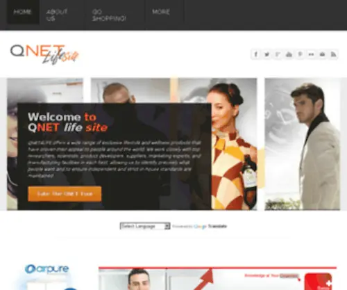 Qnet4Life.com(Home Enterprise) Screenshot