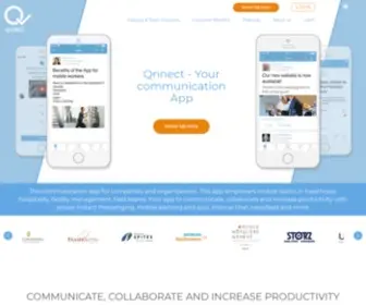 Qnnect.com(Empower mobile teams) Screenshot