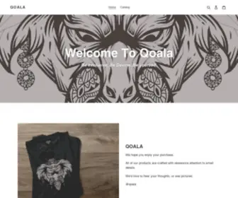 Qoalaeg.com(Create an Ecommerce Website and Sell Online) Screenshot