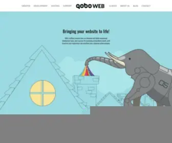 Qoboweb.com(Web Design & Development in Cyprus) Screenshot