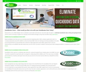 Qodbc.com(Where do you want your QuickBooks Data Today) Screenshot