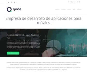 Qode.pro(Desarrollo de apps para móviles iOS y Android) Screenshot