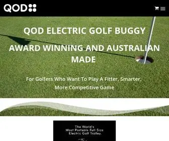 Qodgolf.com.au(The Best Electric Golf Buggy Made in Australia) Screenshot