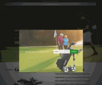 Qodgolfusa.com(Electric Golf Caddy 2020 by QOD GOLF USA. Motorized golf push cart) Screenshot