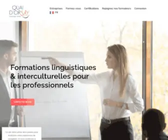 Qolc.fr(Formations linguistiques pour les professionnels) Screenshot