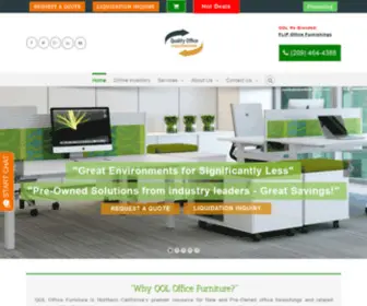 Qolofficefurniture.com(QOL Office Furniture) Screenshot