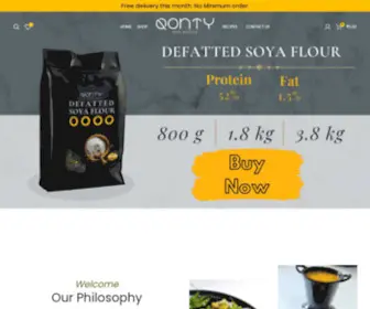 Qontyt.com(A perfect destination to buy low calorie high protein foods) Screenshot