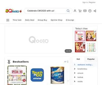 Qoo10.my(Global Fashion & Trend leading Shopping Market) Screenshot
