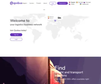 Qoobus.com(Connecting Shippers) Screenshot
