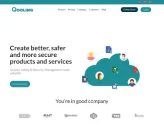 Qooling.com(Quality & Safety Management Tools on 1 platform) Screenshot