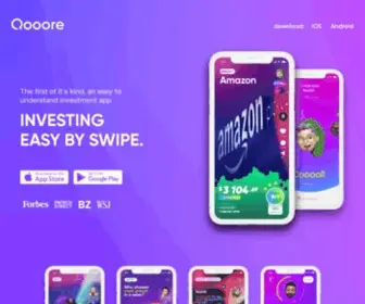 Qooore.com(Investment, Trading & Stock insight) Screenshot