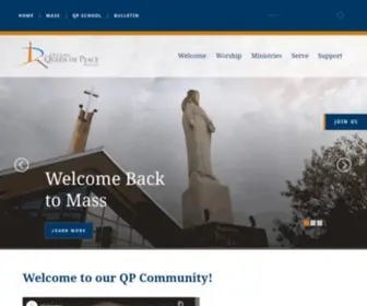 Qopc.org(Our Lady Queen of Peace Parish) Screenshot