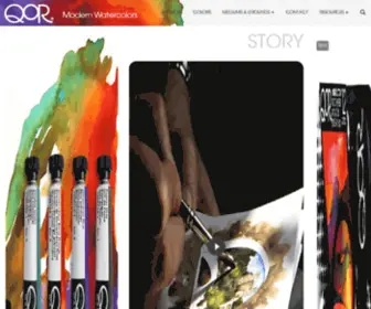 Qorcolors.com(QoR Watercolor) Screenshot
