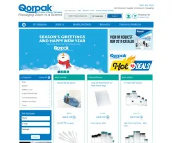 Qorpak.com(Lab Glassware) Screenshot