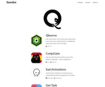 QotoqOt.com(Software for productivity and learning) Screenshot