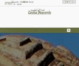 Qoubba-Almoravide.com(Welcome) Screenshot