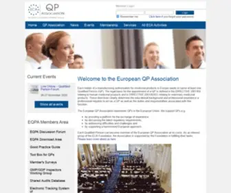 QP-Association.eu(QP Association) Screenshot