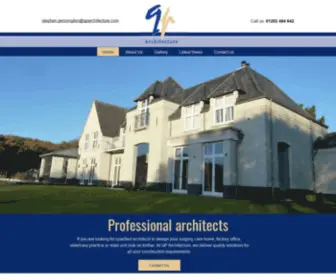 Qparchitecture.com(Professional architectural services) Screenshot