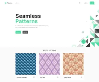 Qpatterns.com(High-quality Seamless Patterns) Screenshot