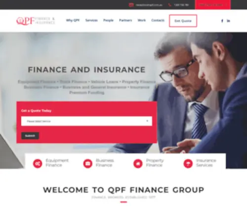 QPF.com.au(QPF Finance Group) Screenshot