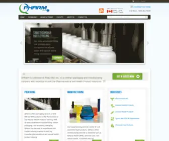 Qpharm.ca(Pharmaceutical Packaging) Screenshot
