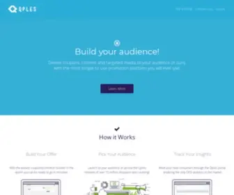 Qples.com(New home) Screenshot