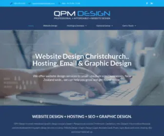 QPmdesign.co.nz(Website Design Christchurch) Screenshot