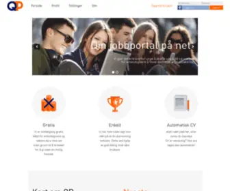 Qpnorge.no(Ansettelse, bare enklere) Screenshot