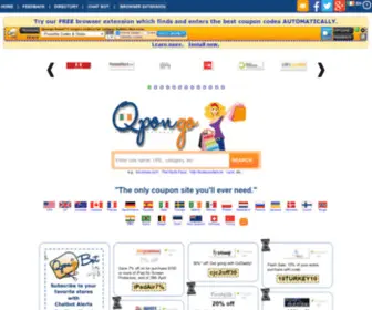 Qpongo.ie(Coupon, deal and promo code search engine) Screenshot