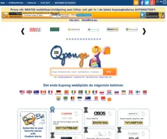 Qpongo.se(Kupong, affär och promo-kod sökmotor) Screenshot