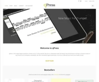 Qpress.ca(Trumpet Methods & Music in PDF qPress) Screenshot