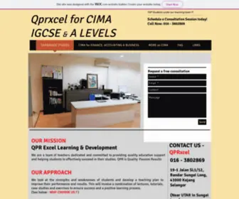 QPRxcel.com(CIMA) Screenshot