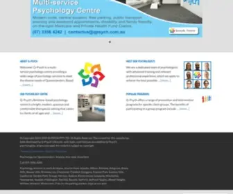 QPSYCH.com.au(Brisbane Psychologists) Screenshot