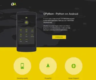 QPYthon.com(Python on Android) Screenshot