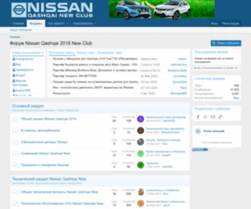 QQ-New.ru(Российский клуб Новый Nissan Qashqai 2018) Screenshot