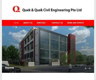 QQcepl.com(Quek & Quek Civil Engineering Pte Ltd) Screenshot