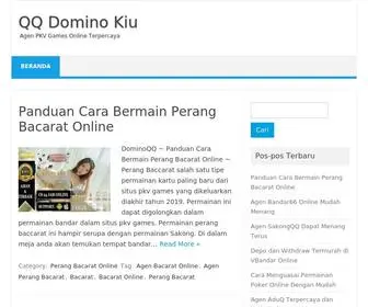 QQdominokiu.com(Cara Bermain Perang Bacarat Online) Screenshot