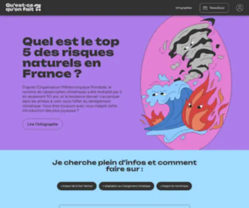 QQF.fr(Comprendre mieux pour agir plus) Screenshot
