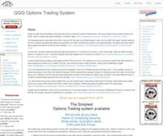 QQQ-Options-Trading.com(QQQQ) Screenshot