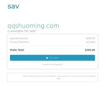 QQshuoming.com(The premium domain name) Screenshot