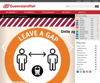 QR.com.au(Queensland Rail) Screenshot