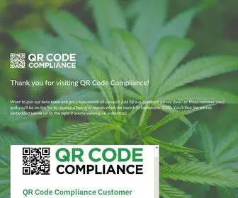 Qrcodecompliance.com(Description of my page) Screenshot