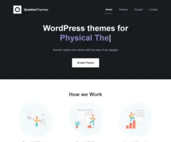 Qreativethemes.com(WordPress Themes for Small Business) Screenshot
